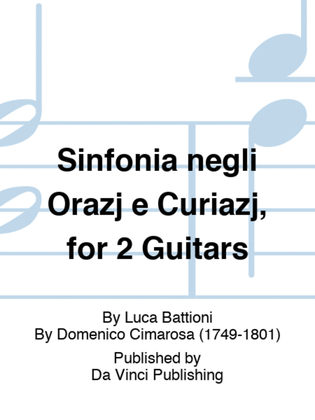 Sinfonia negli Orazj e Curiazj, for 2 Guitars