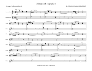 Minuet In F Major, K. 2