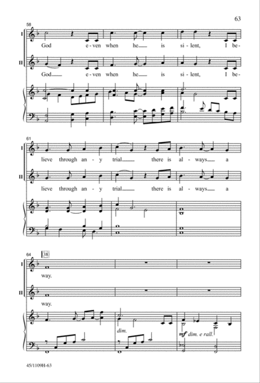 In Concert! for 2-part Choirs 2-Part scores gallery preview page 64