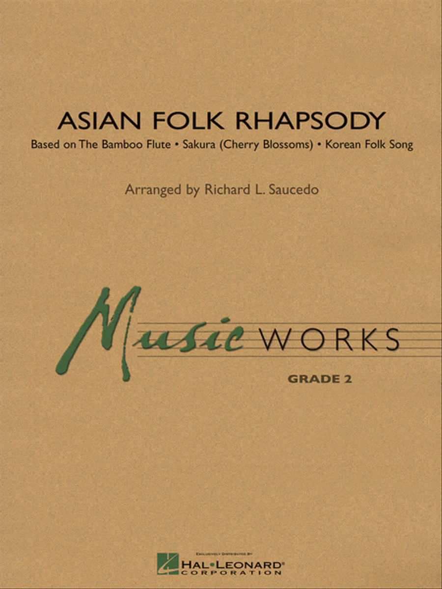 Asian Folk Rhapsody Asian Folk Rhapsody Concert Band scores gallery preview page 1