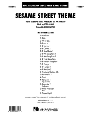 Sesame Street Theme - Full Score