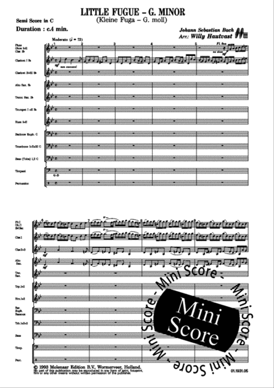 Little Fugue in G Minor image number null