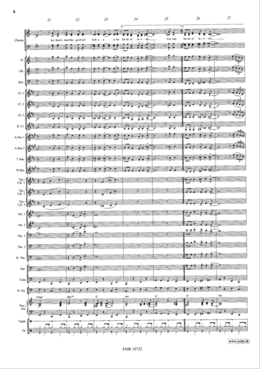 Jericho 4-Part scores gallery preview page 7