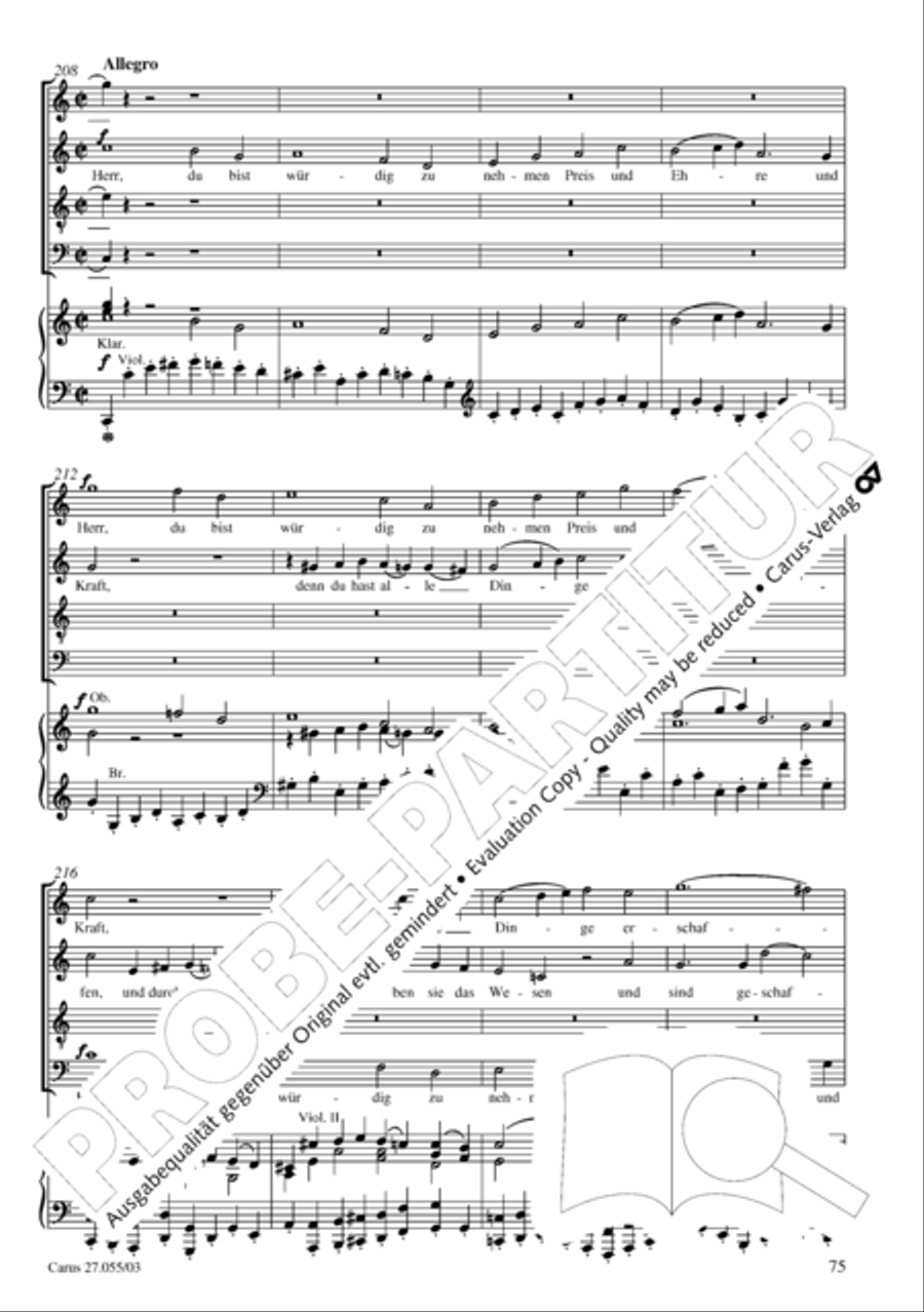 Ein Deutsches Requiem (German Requiem) 4-Part scores gallery preview page 78