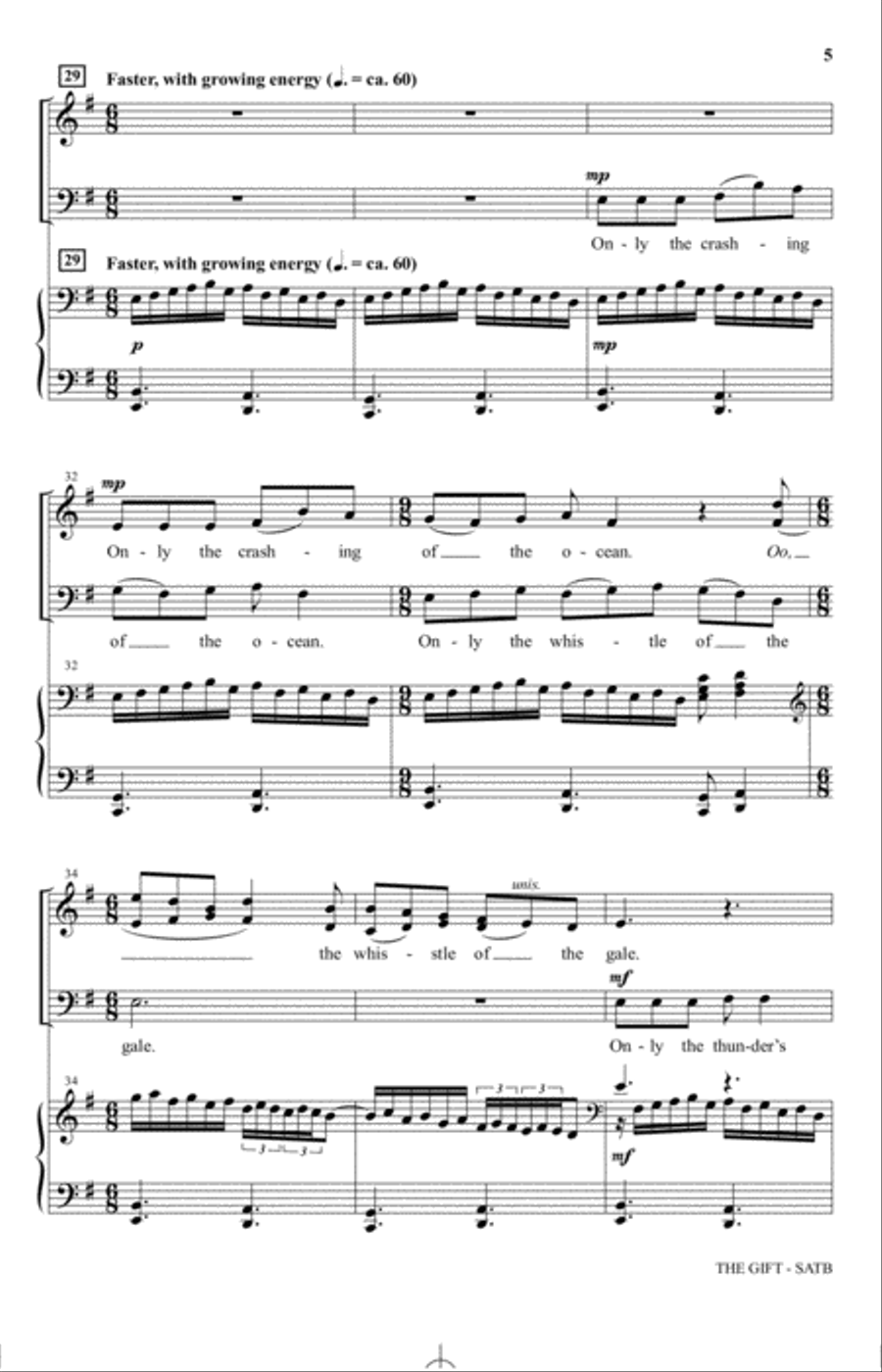 The Gift 4-Part scores gallery preview page 4