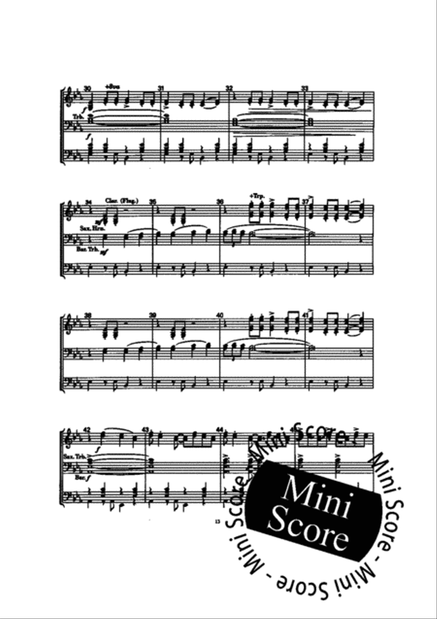 Spanish Harlem Concert Band scores gallery preview page 17