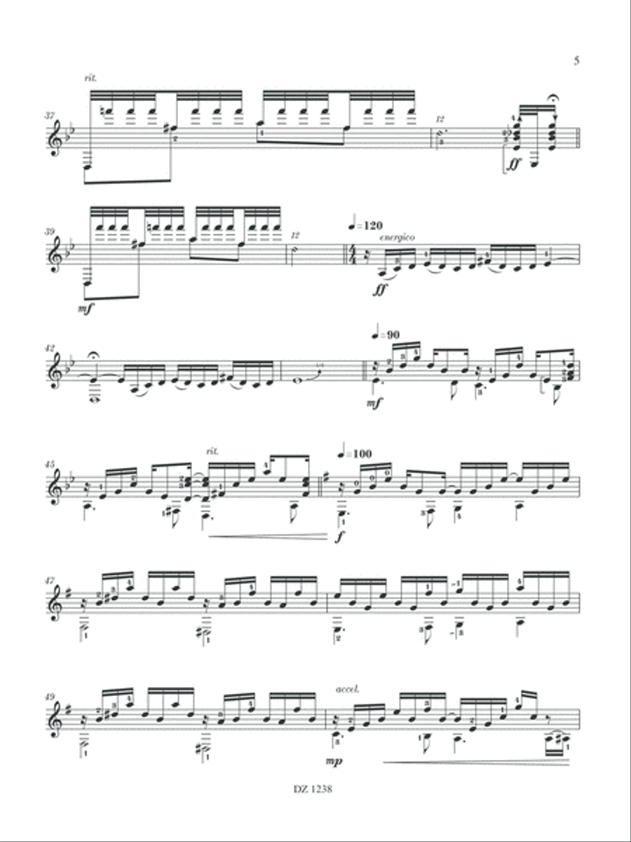 Sonata de la Luna Sonata de la Luna Classical Guitar scores gallery preview page 5