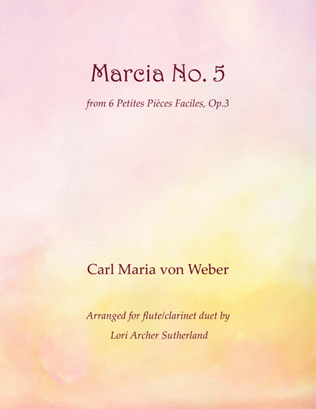 Book cover for Marcia No. 5 (Op. 3)