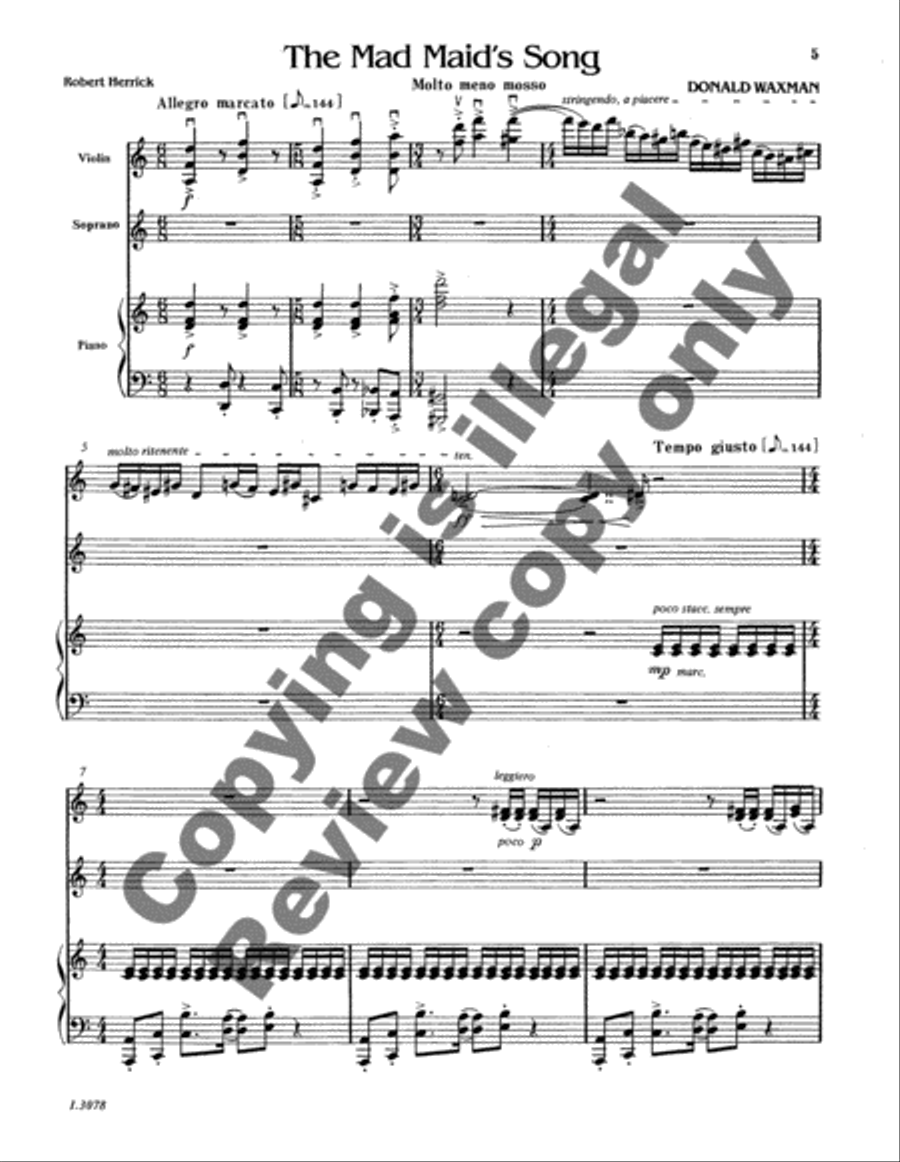 Lovesongs Soprano Voice scores gallery preview page 9