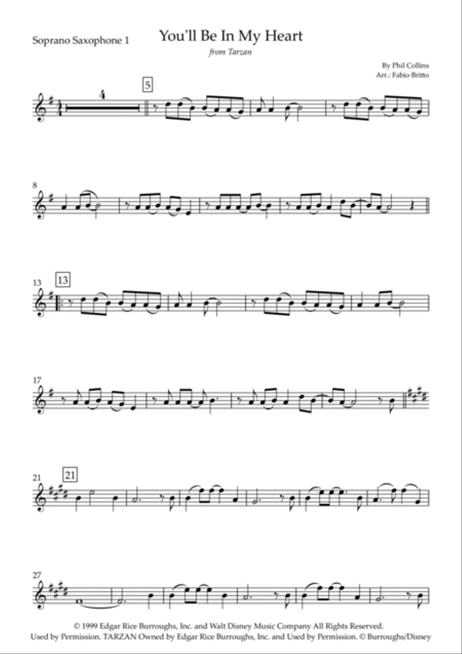 You'll Be In My Heart You'll Be In My Heart Woodwind Trio scores gallery preview page 4
