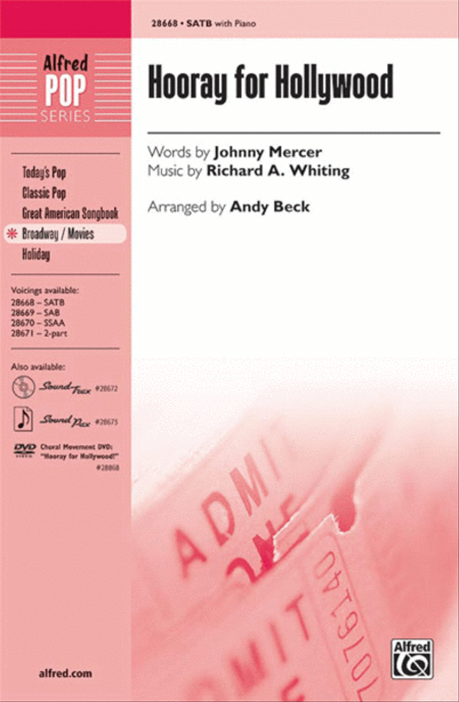 Hooray for Hollywood Hooray for Hollywood 4-Part scores gallery preview page 1