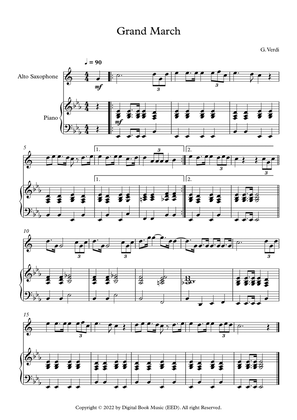 Grand March (Aida) - Giuseppe Verdi (Alto Sax + Piano)