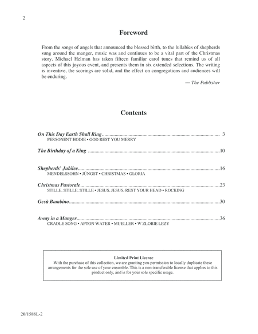 Let Our Carols Fill the Sky! 5-Octaves scores gallery preview page 2