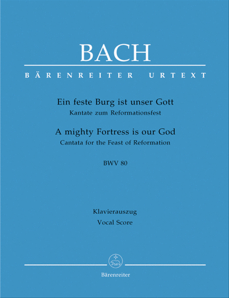 Ein Feste Burg Ist Unser Gott - A Mighty Fortress Is Our God 4-Part scores gallery preview page 1