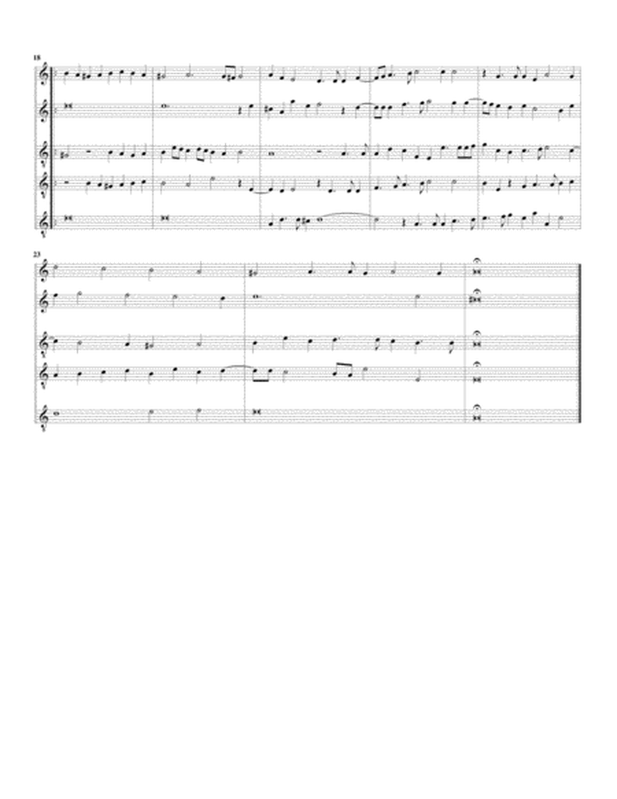 Lachrimae antiquae novae (2, 1604) (arrangement for 5 recorders)