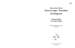 Book cover for Canzon super Intradum Aechiopicam