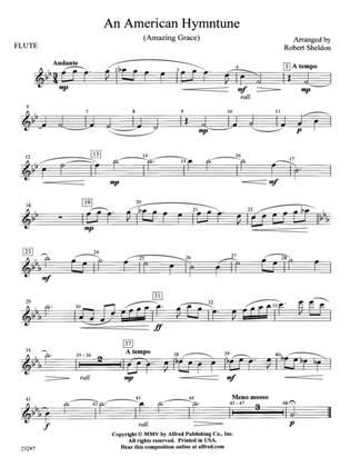 An American Hymntune (Amazing Grace): Flute