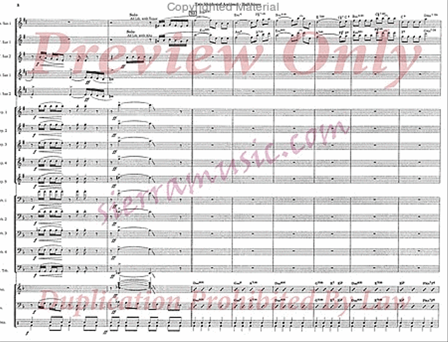Two Shades Of Autumn Jazz Ensemble scores gallery preview page 9