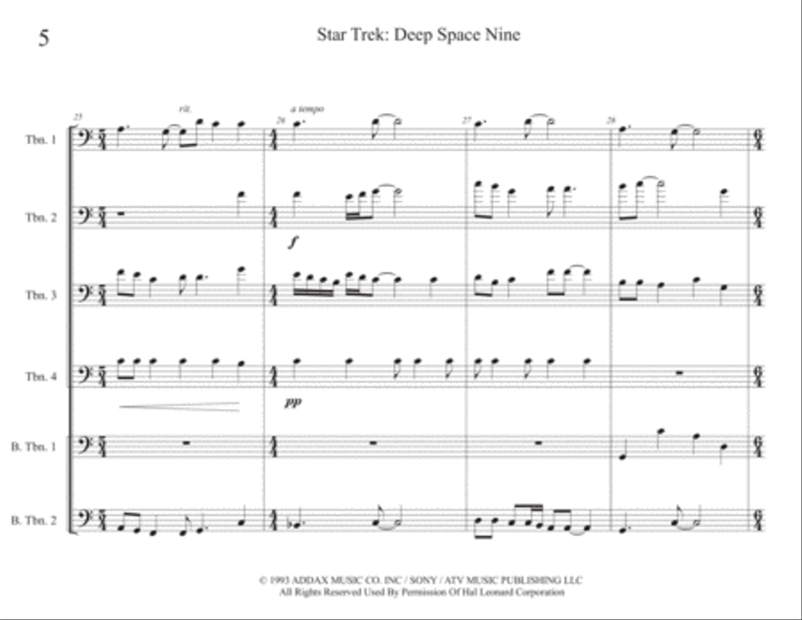 Star Trek - Deep Space Nine(r) Small Ensemble scores gallery preview page 5