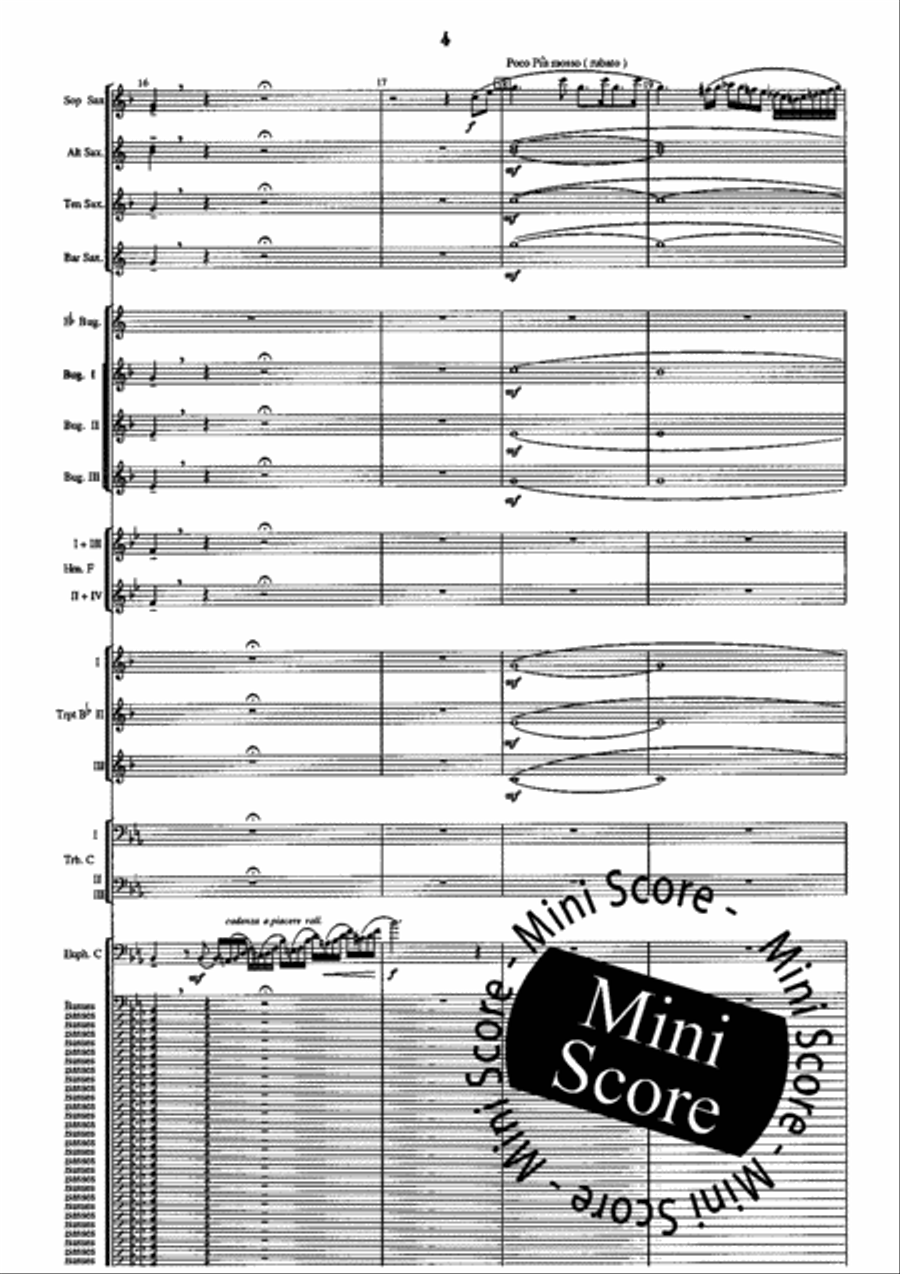 Hungarian Fantasy Fanfare Band scores gallery preview page 8