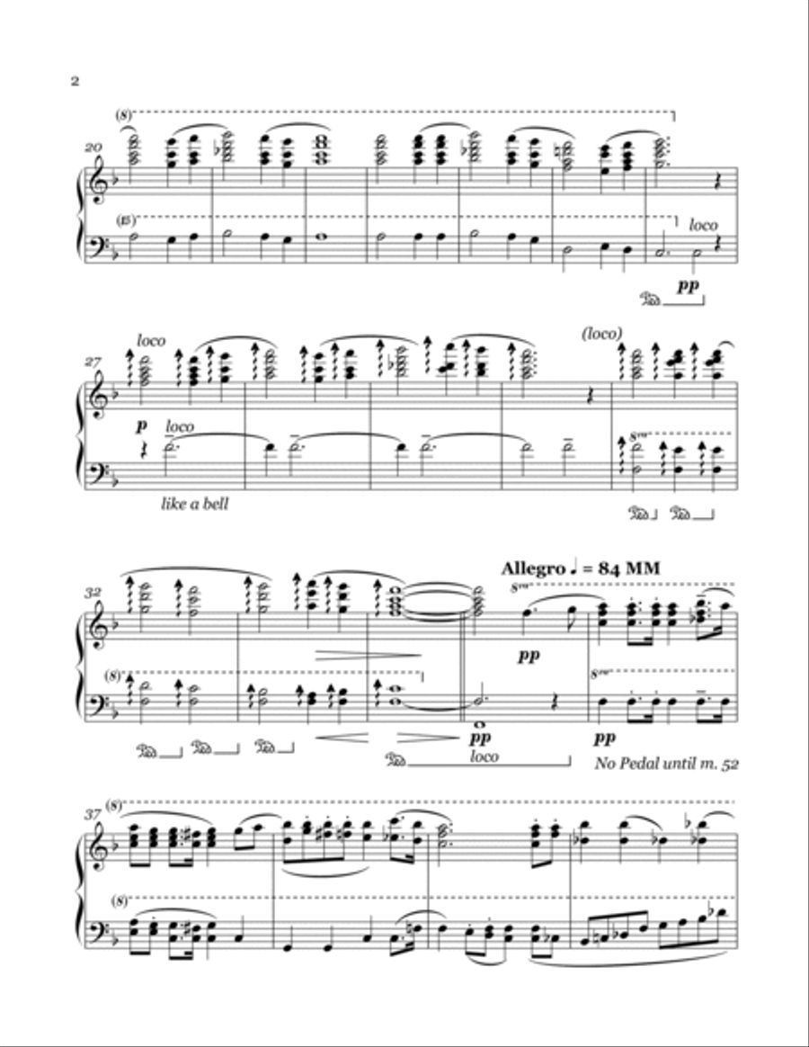 Sonata Hymnica No. 5 Piano Solo scores gallery preview page 4