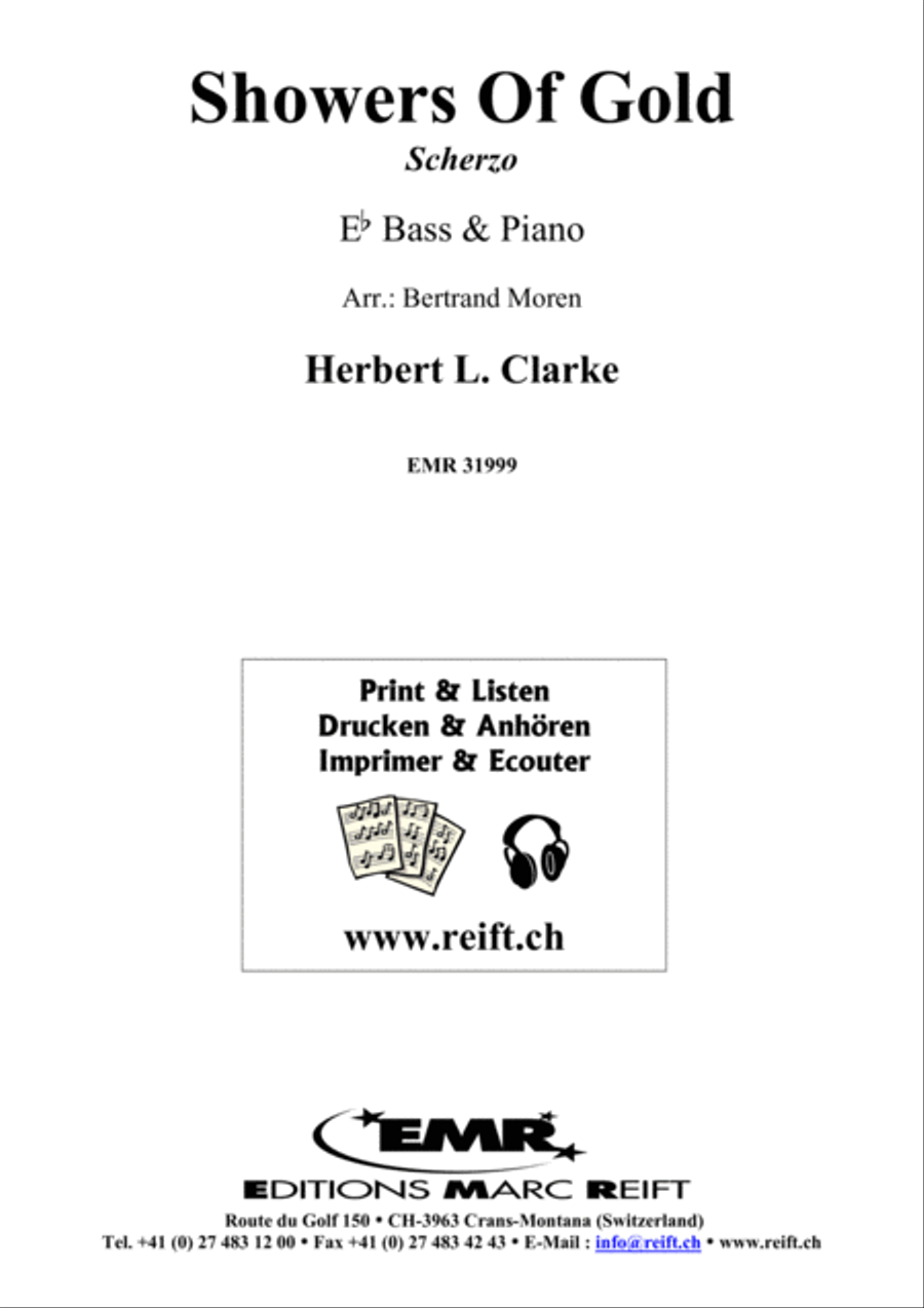 Showers Of Gold Piano Accompaniment scores gallery preview page 1