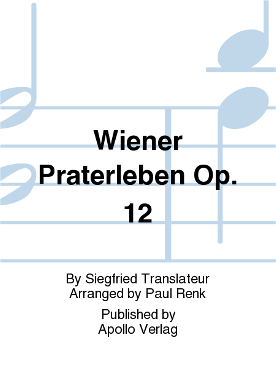 Wiener Praterleben op. 12 Zither scores gallery preview page 1