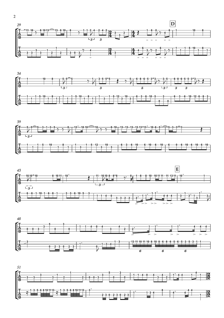Bohemian Rhapsody Ukulele scores gallery preview page 3
