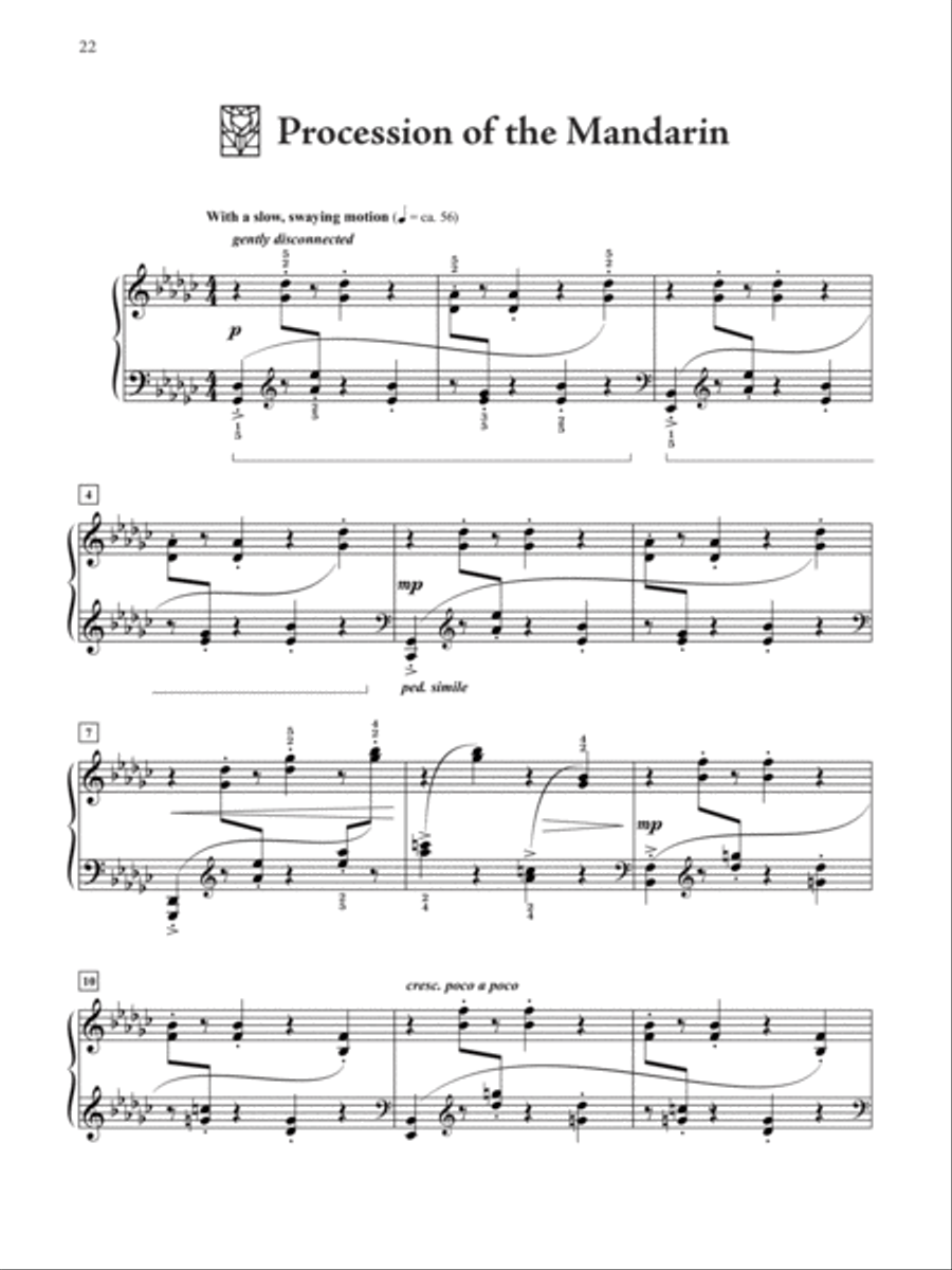Lyric Preludes in Romantic Style Piano Solo scores gallery preview page 5