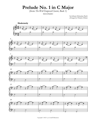 Book cover for Prelude No. 1 in C Major (from The Well-Tempered Clavier, Book 1)