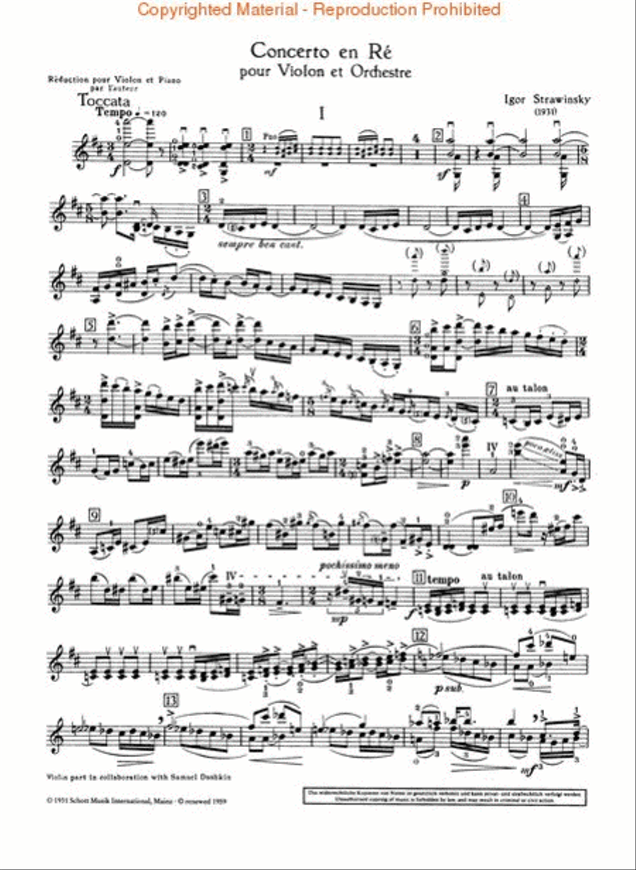 Concerto En Re - Concerto In D Violin Solo scores gallery preview page 4