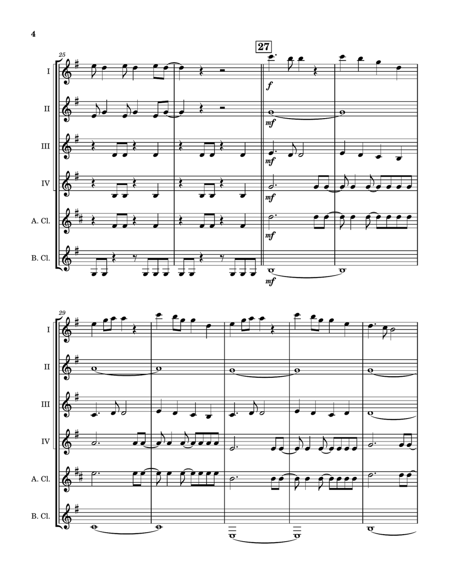 Red Wine Supernova Clarinet Quintet scores gallery preview page 5