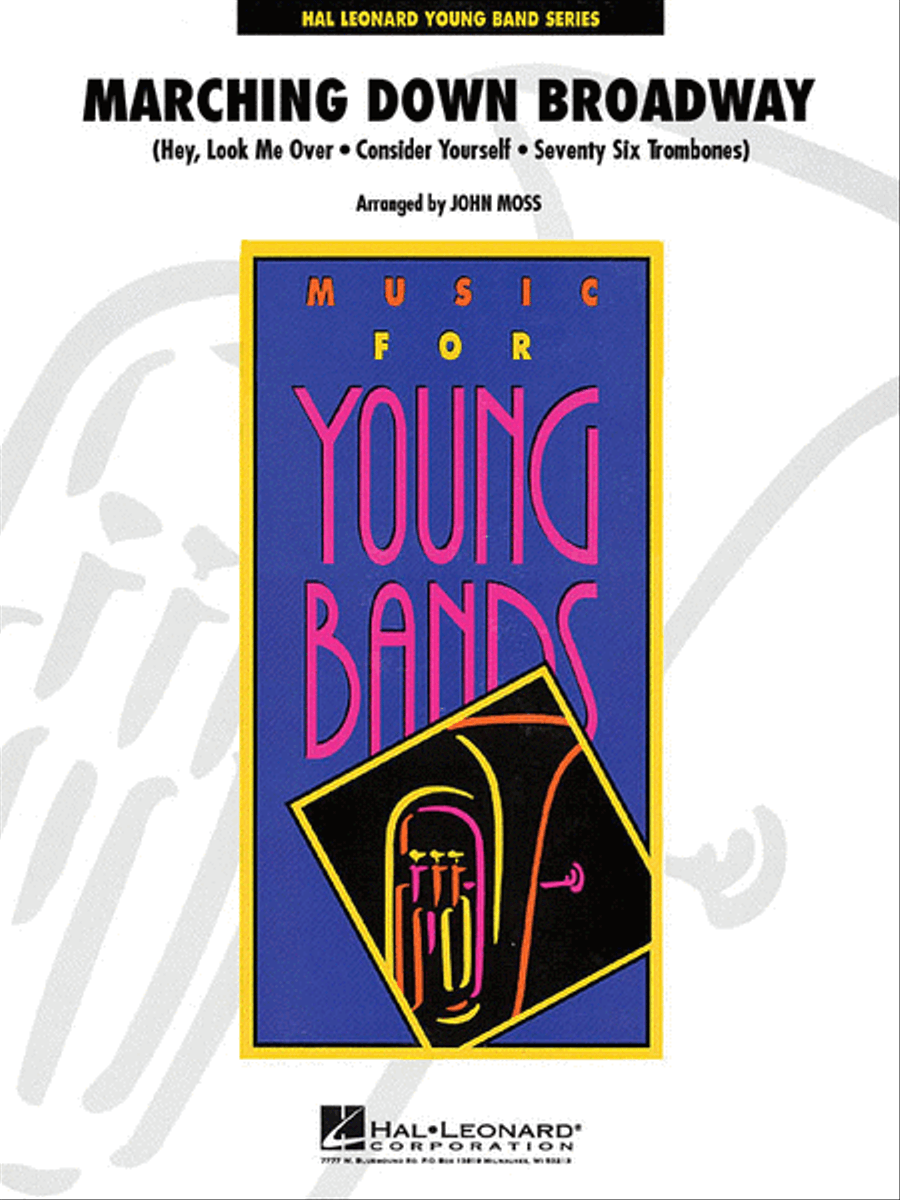 Marching Down Broadway Concert Band scores gallery preview page 1