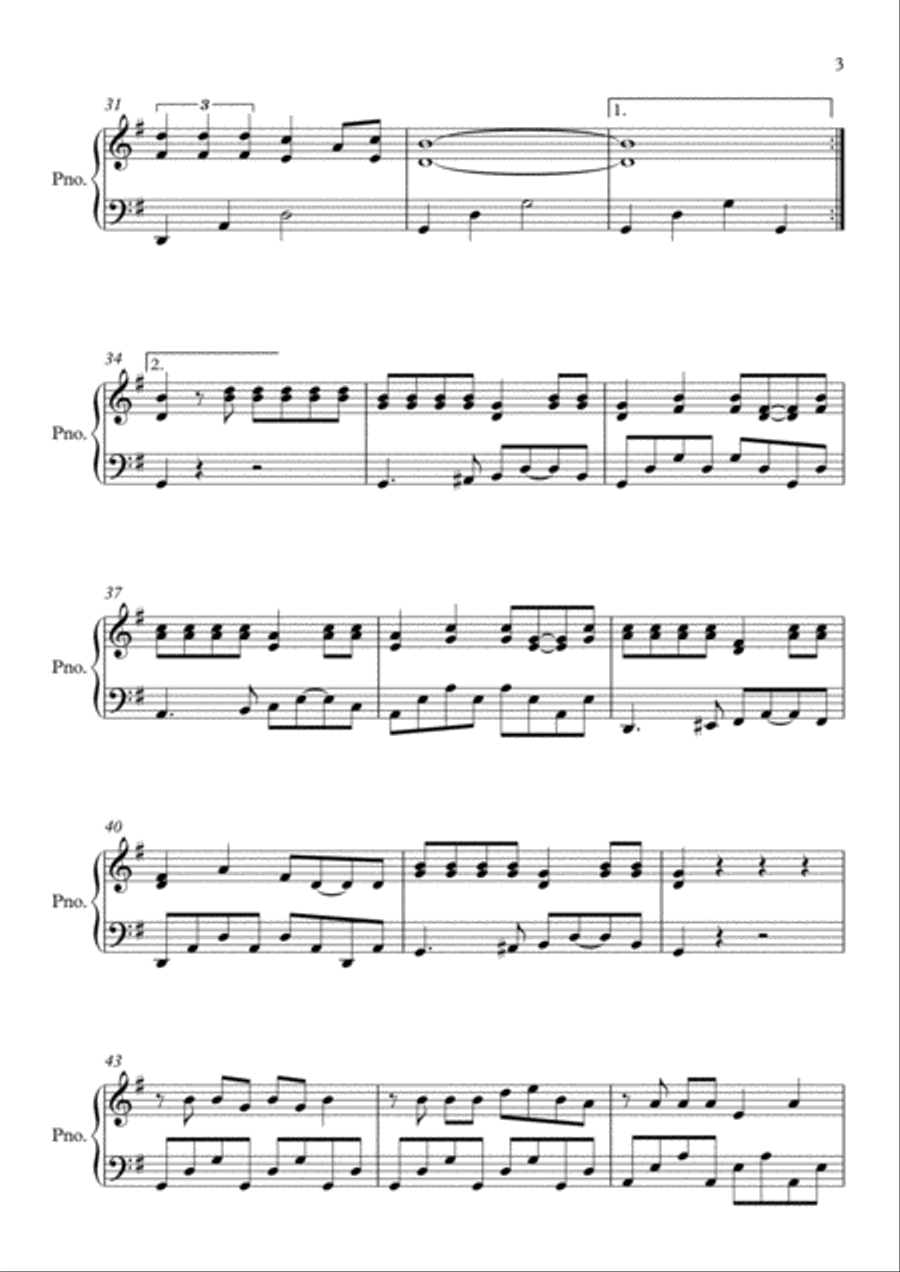 All About That Bass All About That Bass Piano Solo scores gallery preview page 3