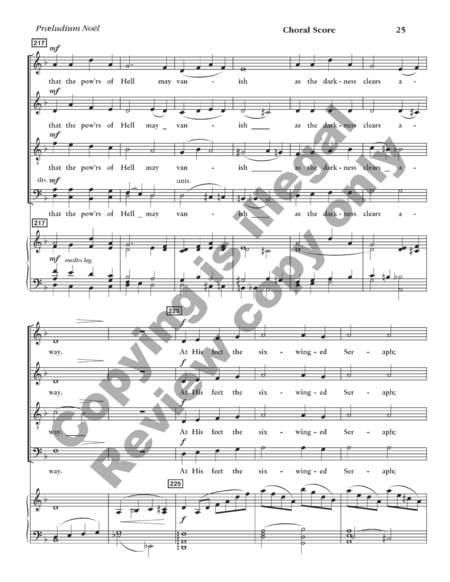 Praeludium Noel (Choral Score)
