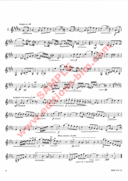 21 Characteristic Etudes for High Horn Playing
