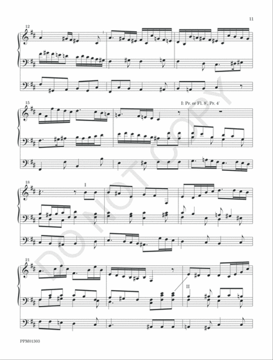 Concerto in D Organ Solo scores gallery preview page 14