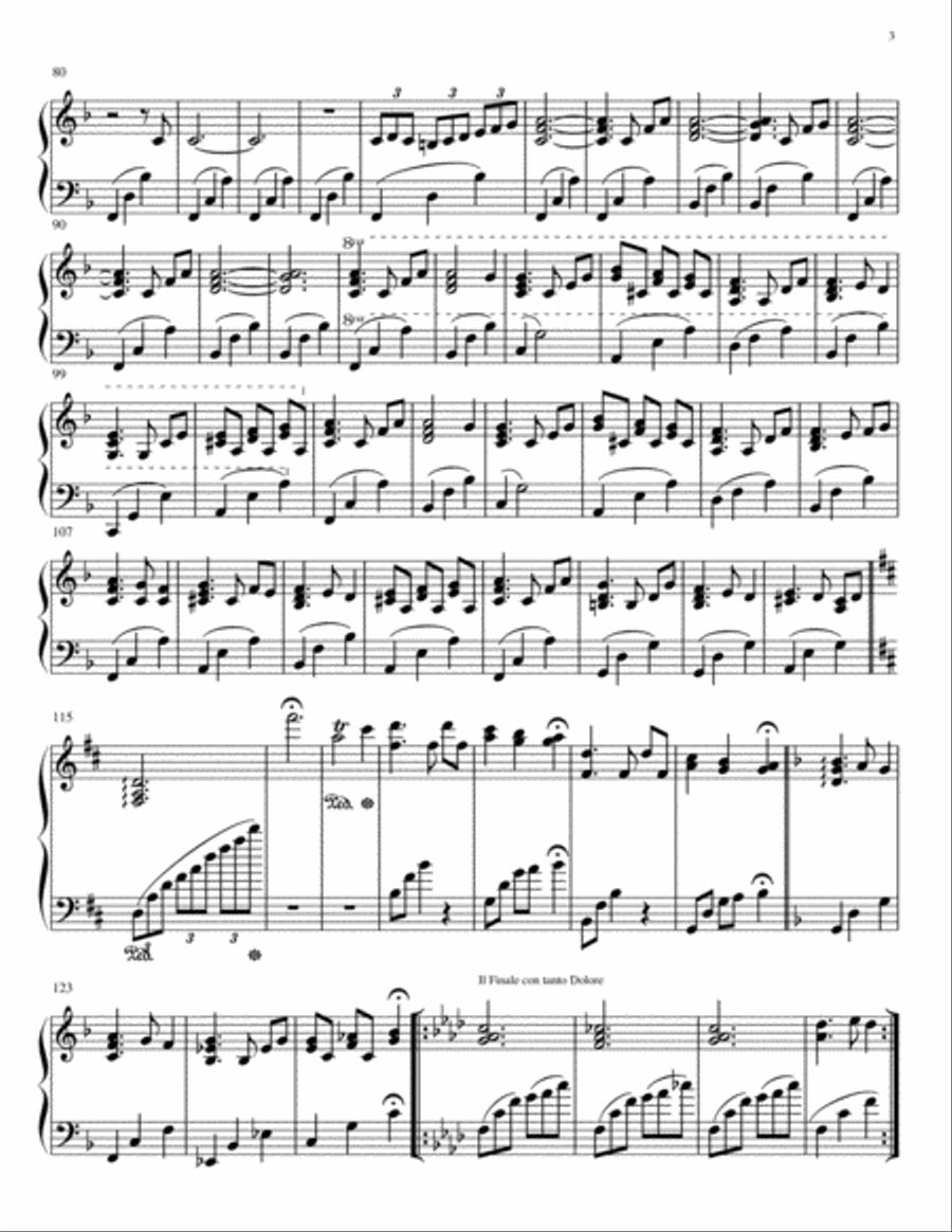 Forgive Not Forget Piano Solo scores gallery preview page 3
