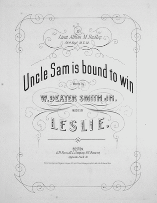 Book cover for Uncle Sam is Bound to Win