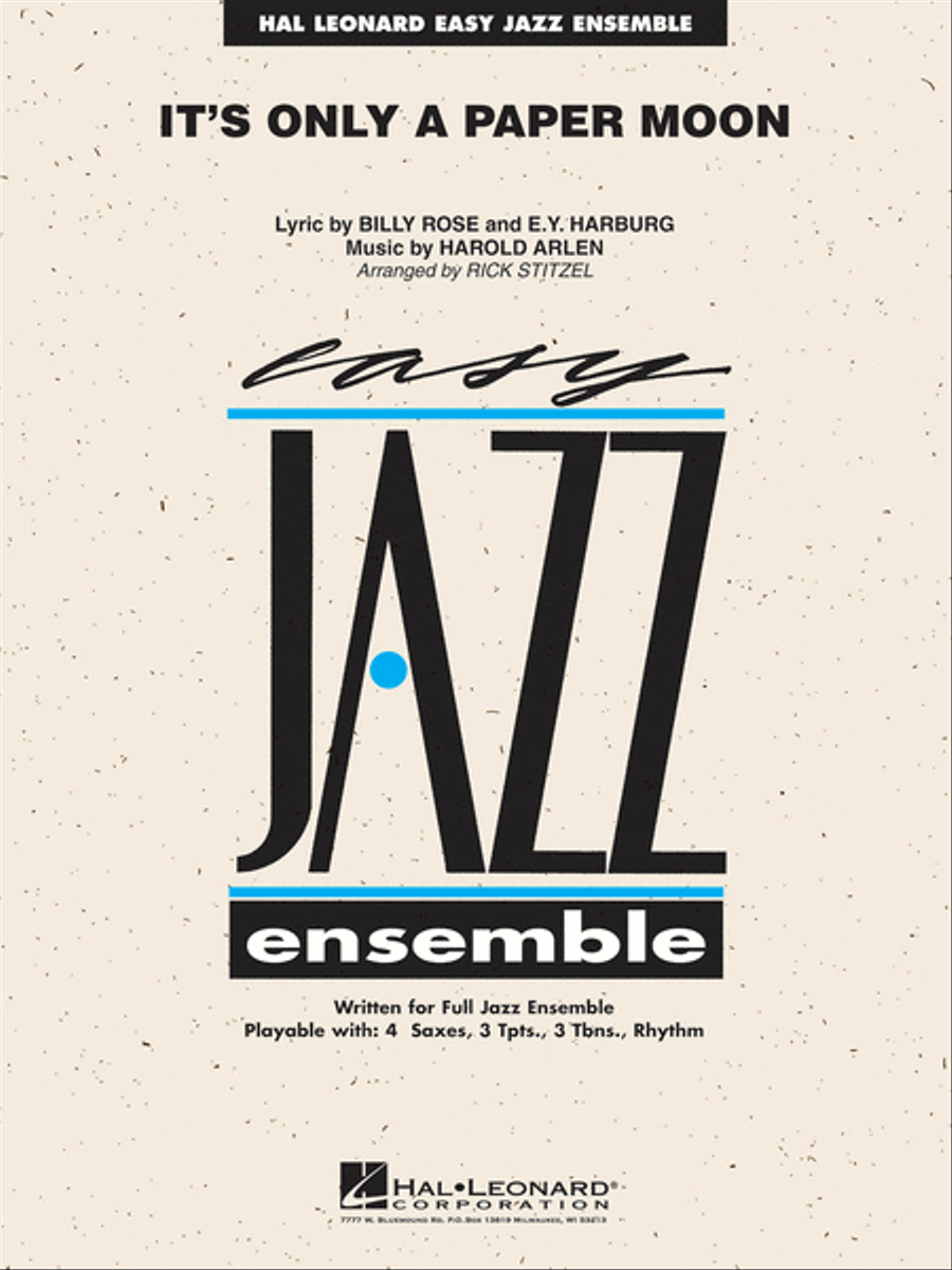 It's Only a Paper Moon It's Only a Paper Moon Jazz Ensemble scores gallery preview page 1