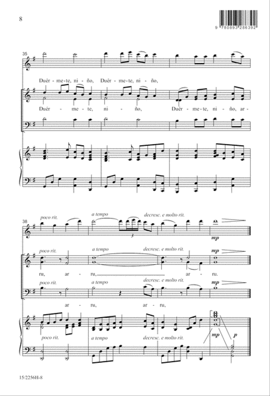 Duérmete, niño 3-Part scores gallery preview page 8