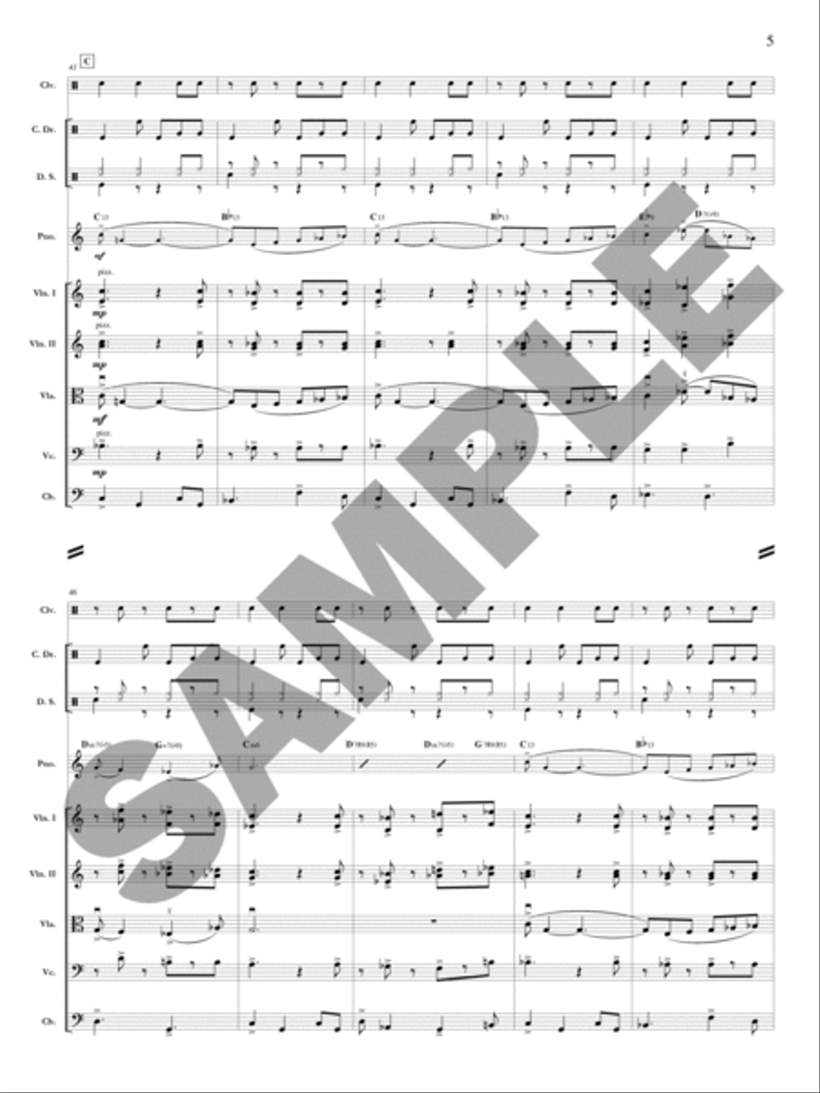 Ayana (Solo Violin, Viola, or Cello) Orchestra scores gallery preview page 6