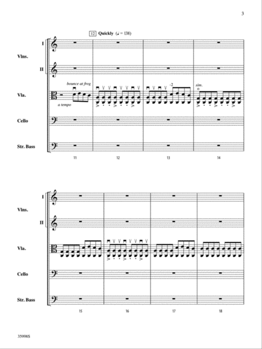 Leap of Faith String Orchestra scores gallery preview page 3