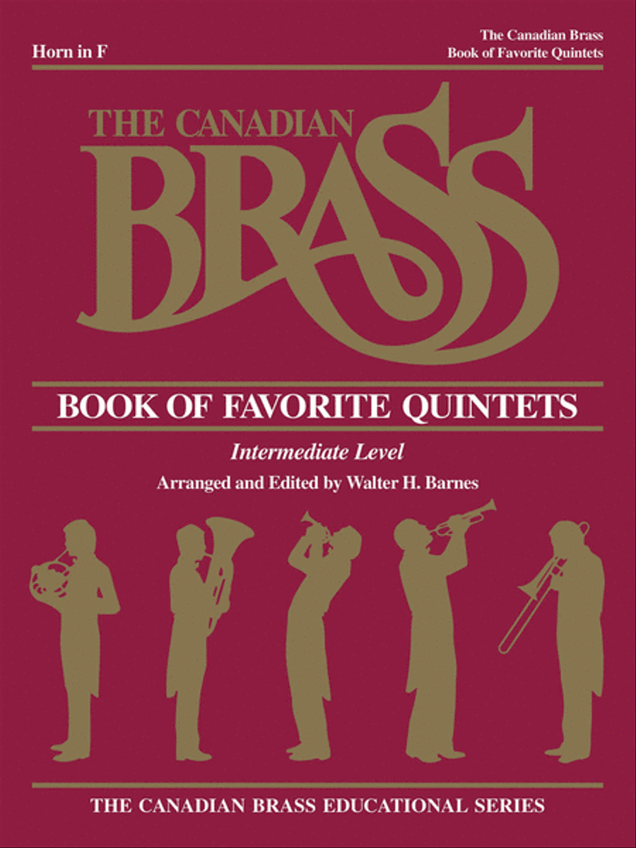 The Canadian Brass Book of Favorite Quintets Horn scores gallery preview page 1