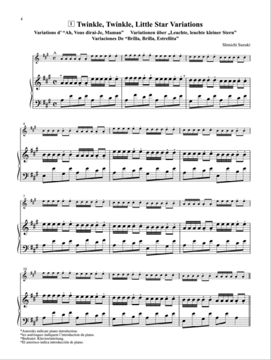 Suzuki Violin School, Volume 1 image number null