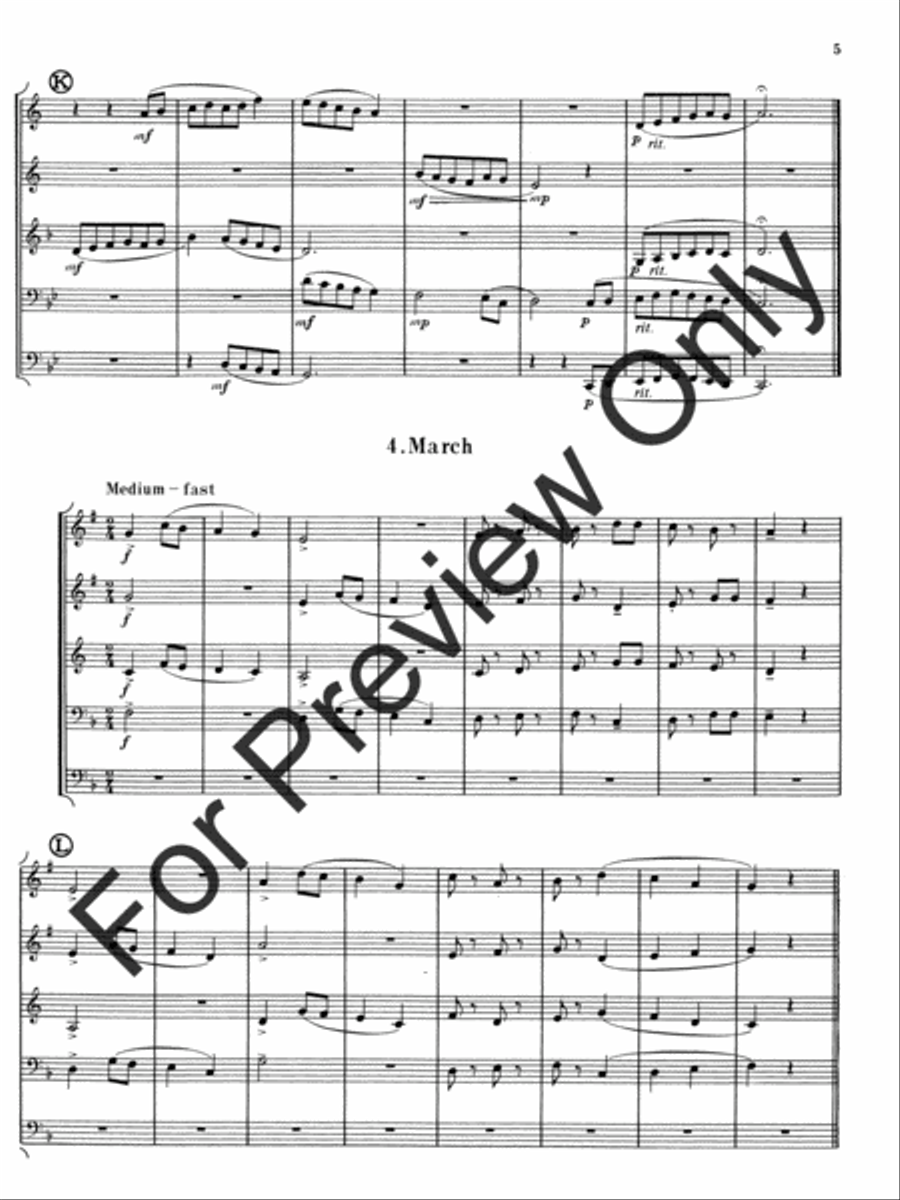 Four Sketches Horn scores gallery preview page 7
