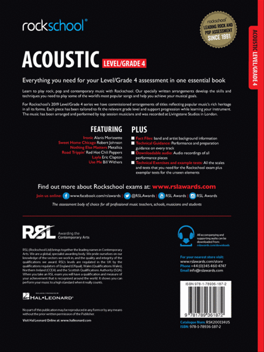 Rockschool Acoustic Guitar Level 4 Acoustic Guitar scores gallery preview page 2
