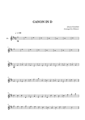 Canon in D | Pachelbel | Oboe
