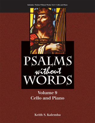 Book cover for Psalms without Words - Volume 9 - Cello and Piano