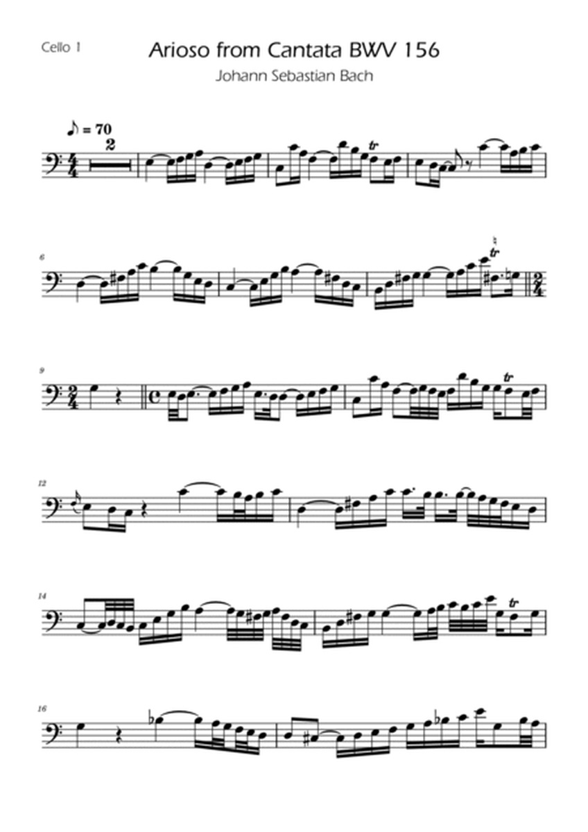 Arioso BWV 156 - Cello Duet image number null